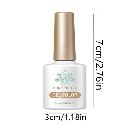 Gel Nail Polish in 10ml Black Magnetic Cat-Eye with Glass-Bead Shimmer, BGC01 or MY49 for Shimmer Art