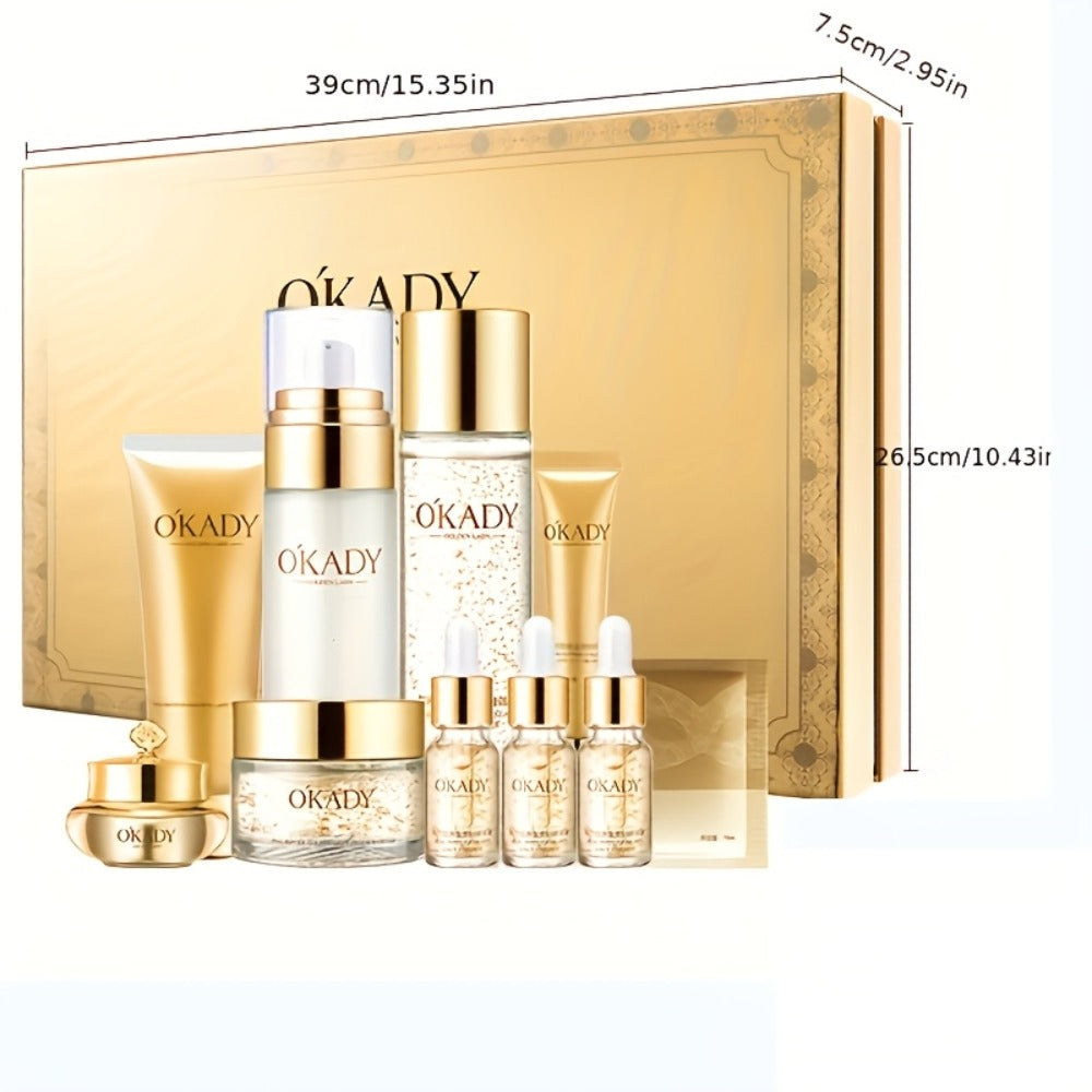 Astragalus Skincare Set 10pcs Anti Wrinkle Moisturizing Firming Facial Mask Day Night Care Hypoallergenic Gift Set for Women All Skin Types