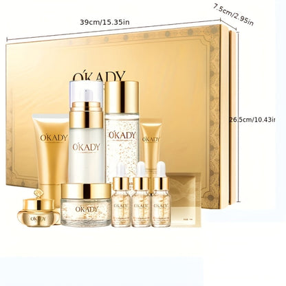 Astragalus Skincare Set 10pcs Anti Wrinkle Moisturizing Firming Facial Mask Day Night Care Hypoallergenic Gift Set for Women All Skin Types
