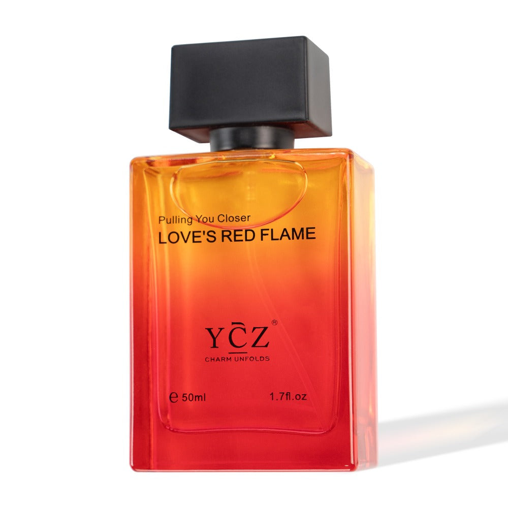 Cologne for Men — YCZ Love's Red Eau de Parfum 1.7 Fl Oz, Long-Lasting Scarlet Aromatic Scent, Masculine Fragrance Spray, Perfect for Date Night & Everyday Wear