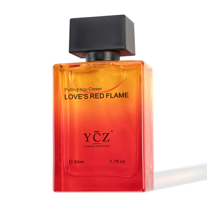 Cologne for Men — YCZ Love's Red Eau de Parfum 1.7 Fl Oz, Long-Lasting Scarlet Aromatic Scent, Masculine Fragrance Spray, Perfect for Date Night & Everyday Wear