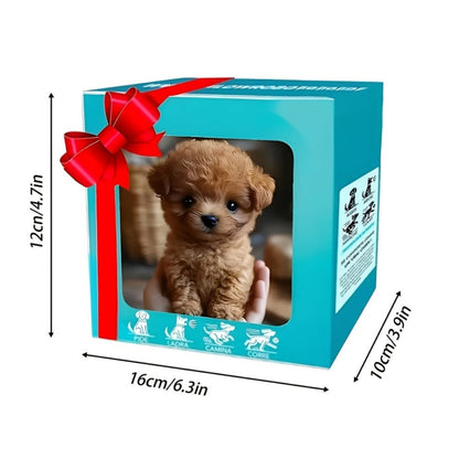 Electronic Plush Puppy Toy That Walks and Barks – Set of 2 Realistic Simulation Dogs with Barking Sound Effects, Soft Slow-Rebound Fur, Safe Interactive Pet Toy for Kids & Dog Lovers