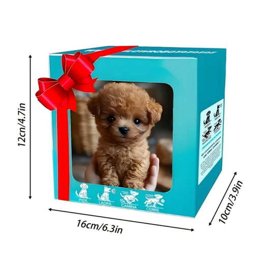 Electronic Plush Puppy Toy That Walks and Barks – Set of 2 Realistic Simulation Dogs with Barking Sound Effects, Soft Slow-Rebound Fur, Safe Interactive Pet Toy for Kids & Dog Lovers