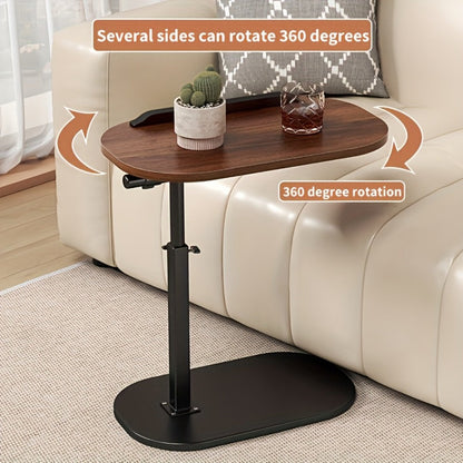 Overbed Table Adjustable Height Hospital Bed Table Bedside Dining Table for Elderly Patients Convalescence Home Medical Nursing Table Rolling Laptop Desk for Bedridden Adults Recovery Care Table Black