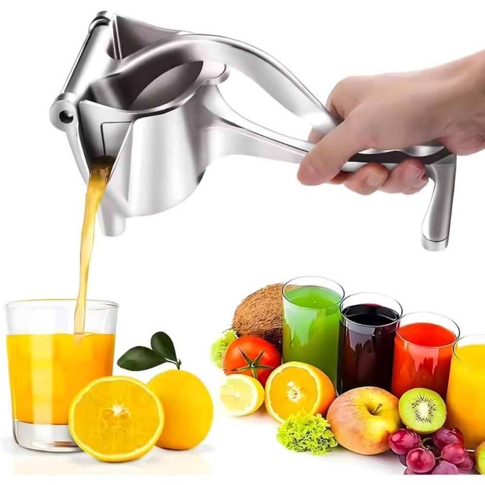 Manual Citrus Juicer – Heavy Duty Aluminum Lemon Squeezer with Lever Press, Removable Filter, Easy Squeeze Extractor for Lemon, Lime, Orange & Pomegranate, Kitchen Tool for Juice Lovers