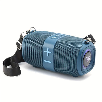 Bluetooth Speaker T&G TG667 Compact Shoulder-Strap Model with Bluetooth, USB, TF, FM and Type-C Charging