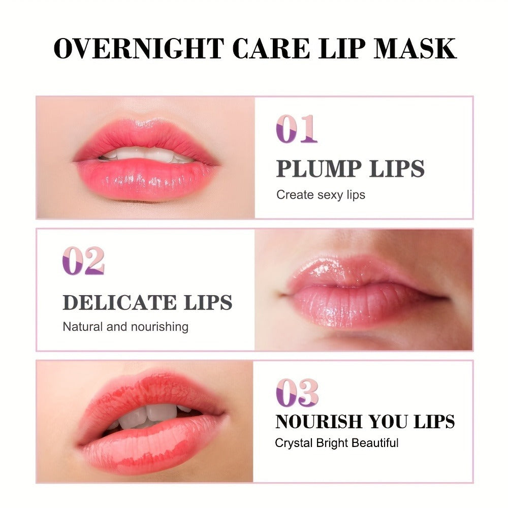 30g / 1.05oz Fumerry Lip Collagen Strawberry-Labeled Pump Bottle with Pink Applicator and 9.7cm Height