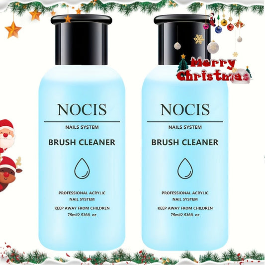 Acrylic Nail Brush Cleaner & Conditioner 2-Pack Wash Pen — Kolinsky Gel Nail Brush Restorer Preserver for Salon & Home Nail Art Paint Airbrush Tools
