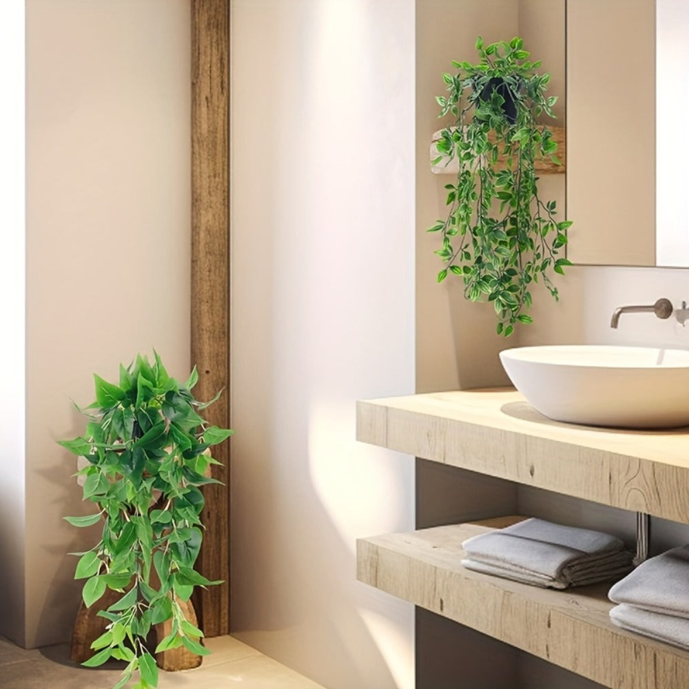 Hanging Artificial Greenery Vines in Eucalyptus, Fern and Mixed Styles with Six- or Eight-Pack Options