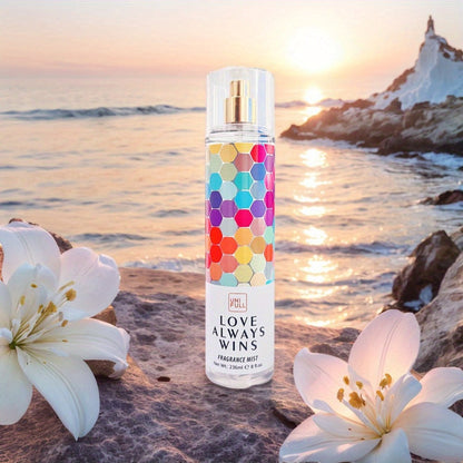 Body Mist Perfume Spray 8oz – 12 Scents Floral Hair & Body Fragrance for Women, Rose, Cherry Blossom, Beach, Long-Lasting Light Scent, Unisex Daily Wear Gift
