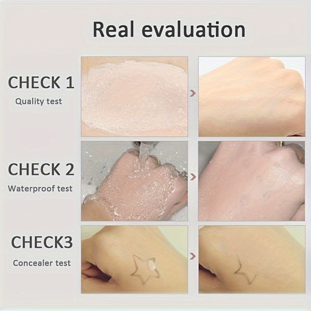 Color Changing BB Cream Foundation Set 3pcs Matte Oil Control extended-wear Smudge Proof Concealer Base Skin Tone Adaptive Face Makeup for