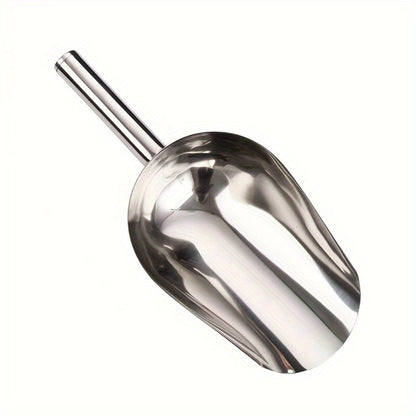 Kitchen Utensils Four-Piece Stainless Steel Scoop Set with 3oz Capacity and 19cm Length for Serving