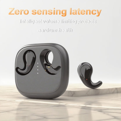 Semi-In-Ear Wireless Headphones 360-Degree Stereo Surround Sound, Black Tech Design High-Fidelity Audio