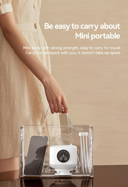 Portable Fan, USB-Powered Hanging Tent Model with Remote Control, LED Light and Optional Triangular Stand