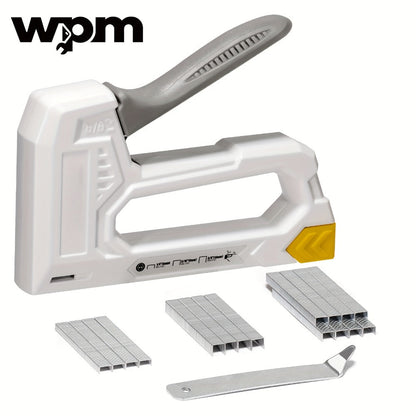 Staple Gun with Staples 1600pcs, Light Duty Upholstery Staple Gun Kit with JT21 Staples 1/4 5/16 3/8 inch & Staple Remover, Manual Fabric Stapler for Wood, Crafts, DIY, Home Decoration