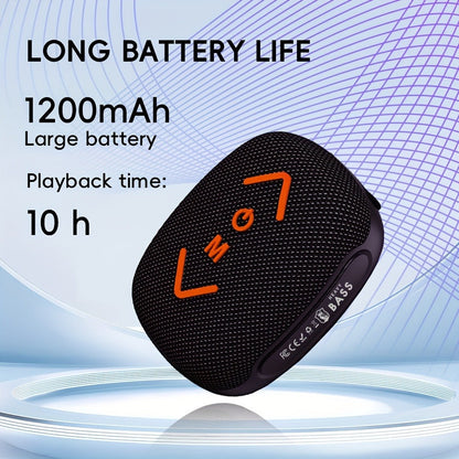 Bluetooth Bike Speaker, IPX5 Handlebar Speaker with Battery, FM, TF, AUX, TWS & Hands-Free Calls