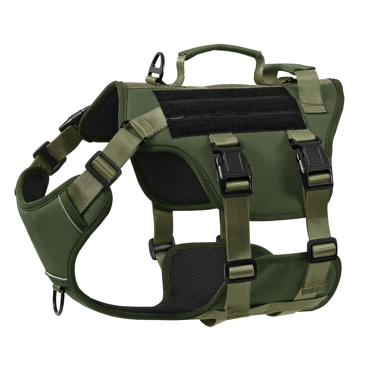 Full-Body Dog Vest Harness with Dual Top Handles in Six Colors and S, M, L or XL Sizes Pictured