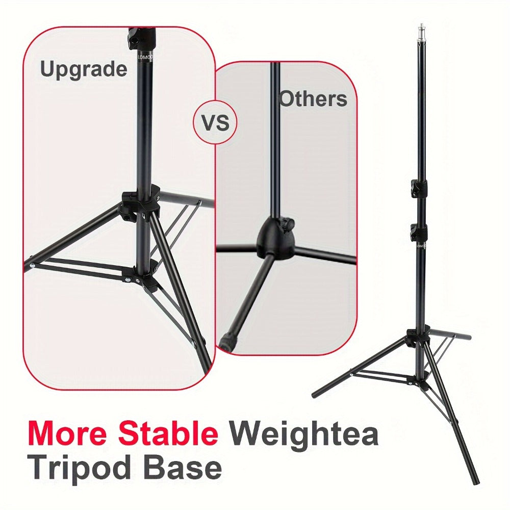 Adjustable Tripod Microphone Stand with Boom Arm Floor Mount Metal Mic Stand Dual Mic Clips Phone Holder for Live Performance Wedding Stage Karaoke Streaming