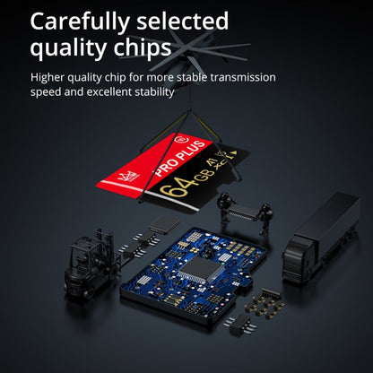 MicroSD Memory Card 3-Pack in 64MB, 128MB, 256MB or 512MB Capacity Options with Matching SD Adapters