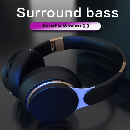 Foldable Over-Ear Wireless Headphones with FM Radio, TF Card Play & 3.5mm AUX, Built-In Mic, Soft Earpads, Portable Headset for Travel Home Office Cellphone PC, Gift for Men Women