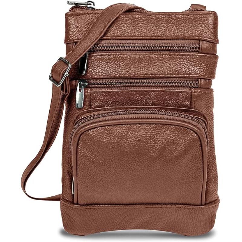 Women's Wallet – Genuine Leather, Multi Pocket, Adjustable Strap | Bag Vero – detail view 117