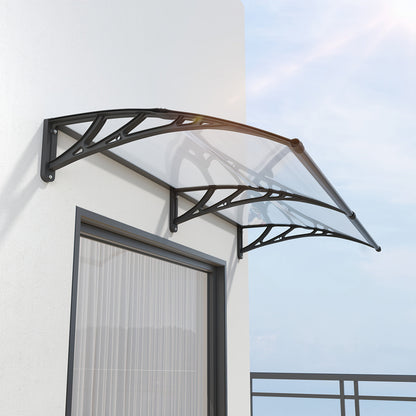 Door Awning Polycarbonate Window Canopy UPF50+ UV Rain Protection