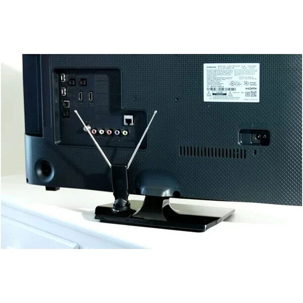ClearTV TV Antenna with Dual Telescoping Rods, 4.9-Foot Coaxial Lead and Behind-Screen Mounting