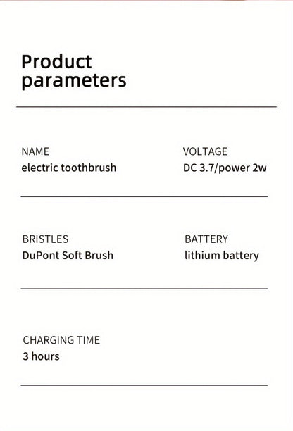 Electric Toothbrush with IPX8 Rating, Five Brush Heads, Metal Handle, USB Charging and Two-Minute Timer