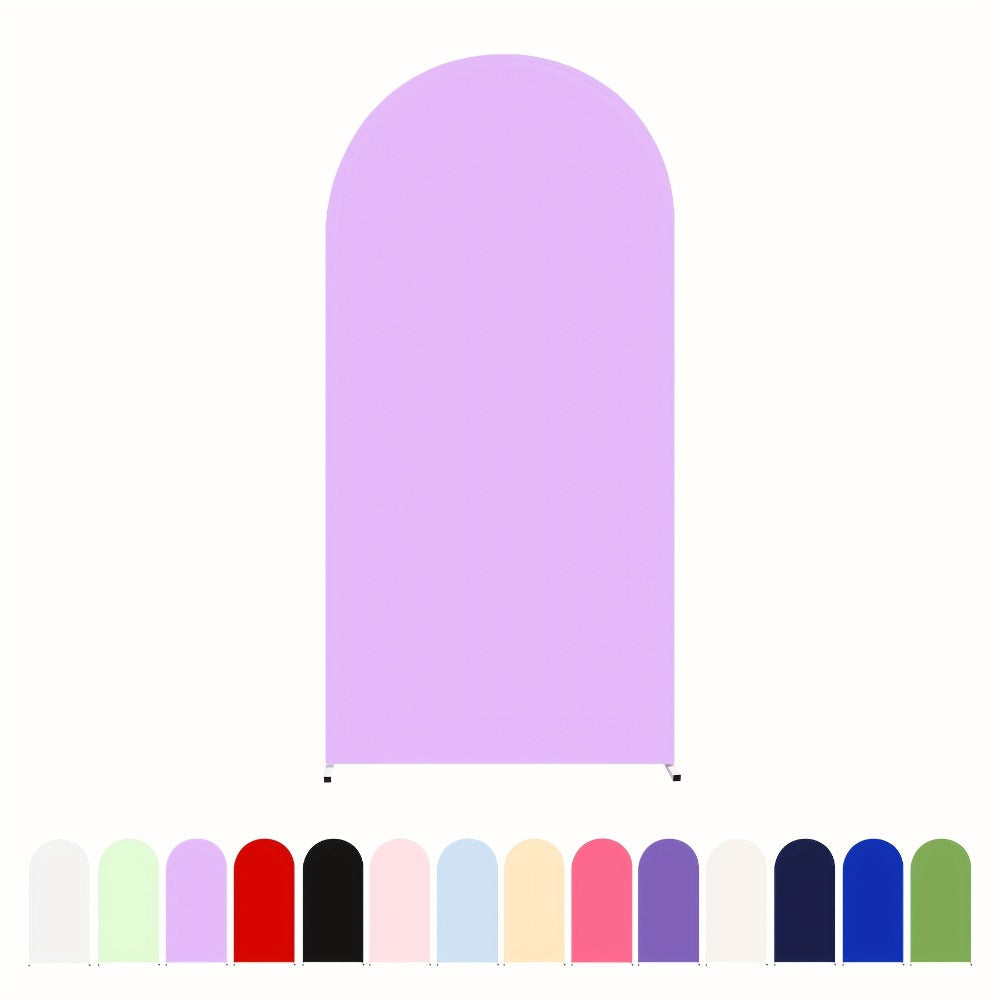 6FT Stretch Fabric Arch Cover with Bottom Zipper, 72 x 31.5-Inch Size and Eight Color Options