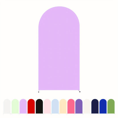 6FT Stretch Fabric Arch Cover with Bottom Zipper, 72 x 31.5-Inch Size and Eight Color Options
