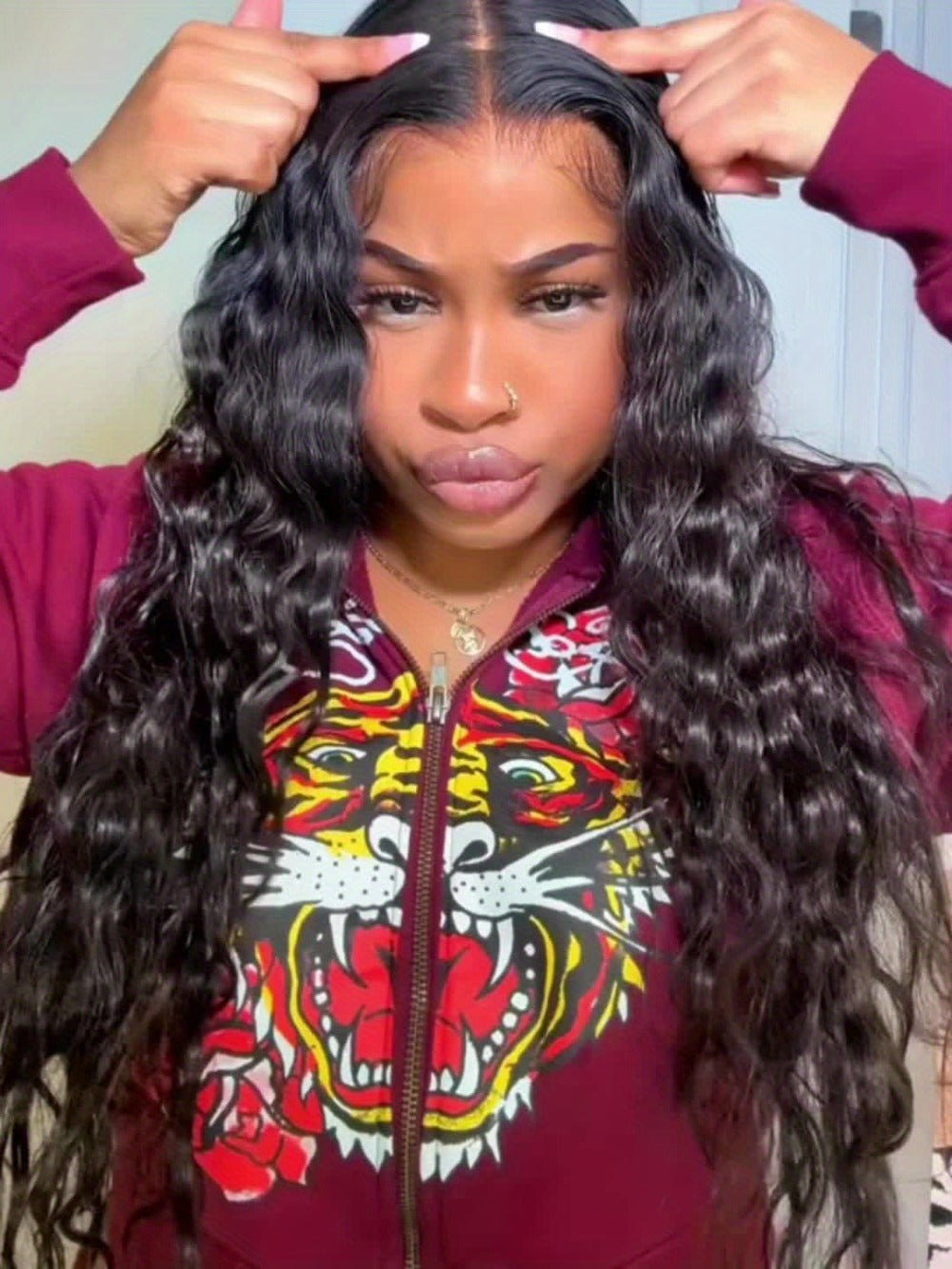Wide Lace Wig Grip Cap with Ear Cutouts in Brown, Blonde, Black, Beige 613 or Two-Piece Color Sets