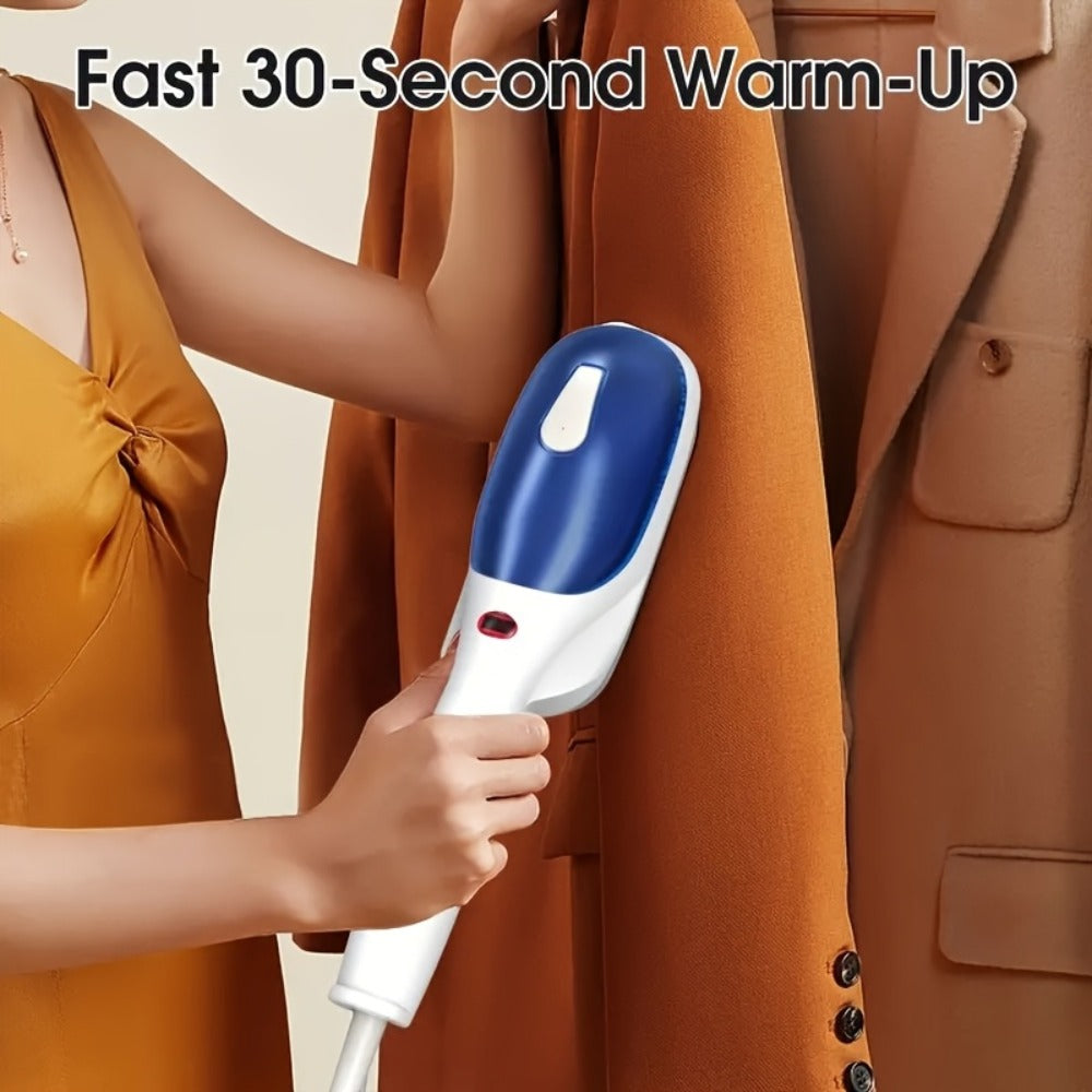 Handheld Steam Iron Garment Steamer, 25-Second Fast Heat-Up, Portable Wrinkle Remover for Clothes