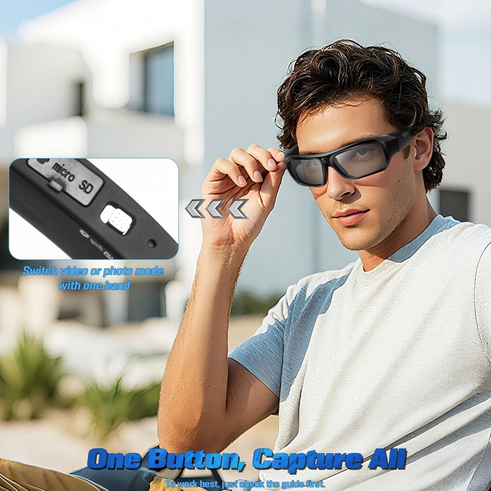 Dark-Lens Camera Glasses with A31, A33 and S36 Frame Models and Optional 64GB Card Bundles