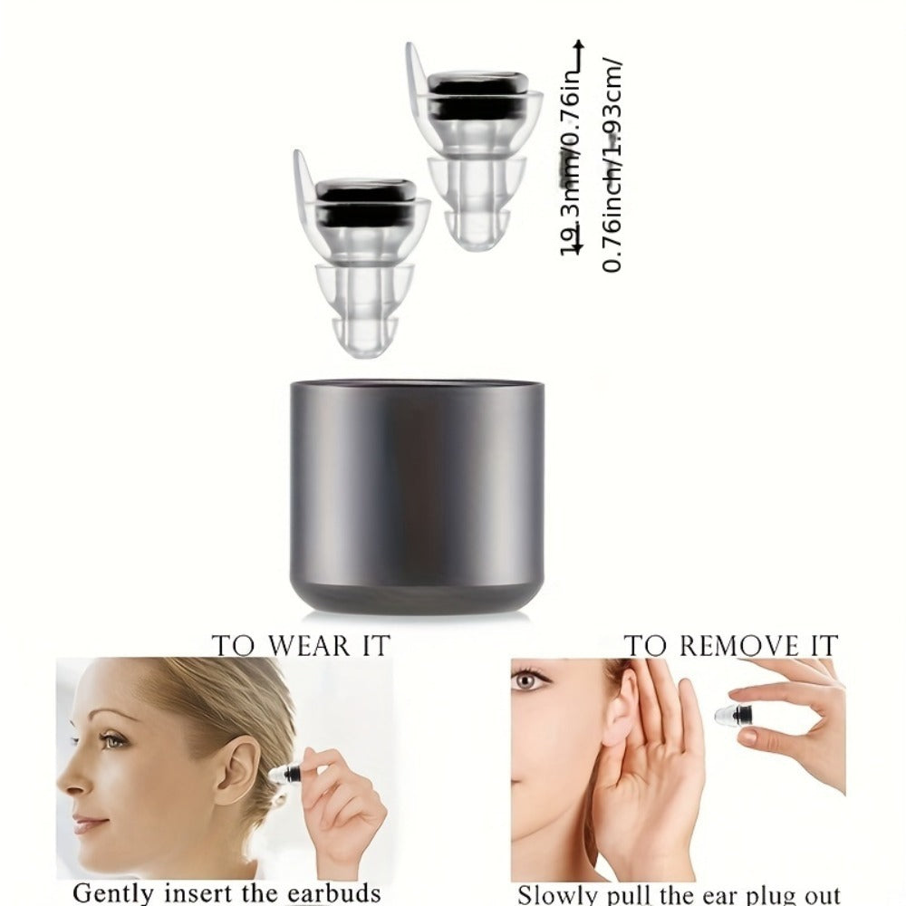 High Fidelity Earplugs for Concerts Musicians 24dB Noise Reduction – Advanced Filter Technology Ear Protection for Music Festivals, DJs, Nightclub, Drummers, Professional Work and Industrial Use