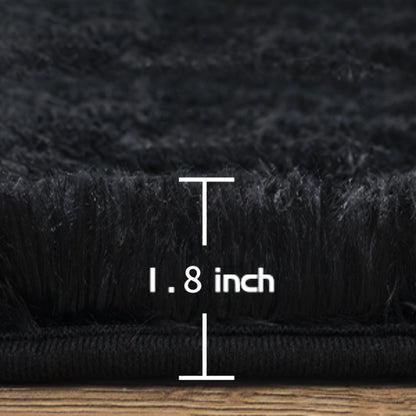 Area Rug 8x10 Fluffy Shag with 1.8-Inch Plush Pile and Nine Colors for Bedroom or Living Room