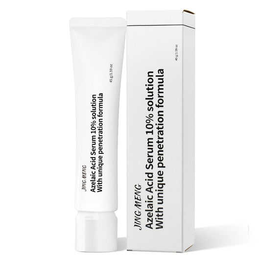Azelaic Acid Serum 10% for Dark Spots Hyperpigmentation Brightening Uneven Skin Tone Korean Skincare Face Serum Women All Skin Types JING MENG 30ml 45g
