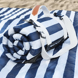 Blue Vertical Stripes