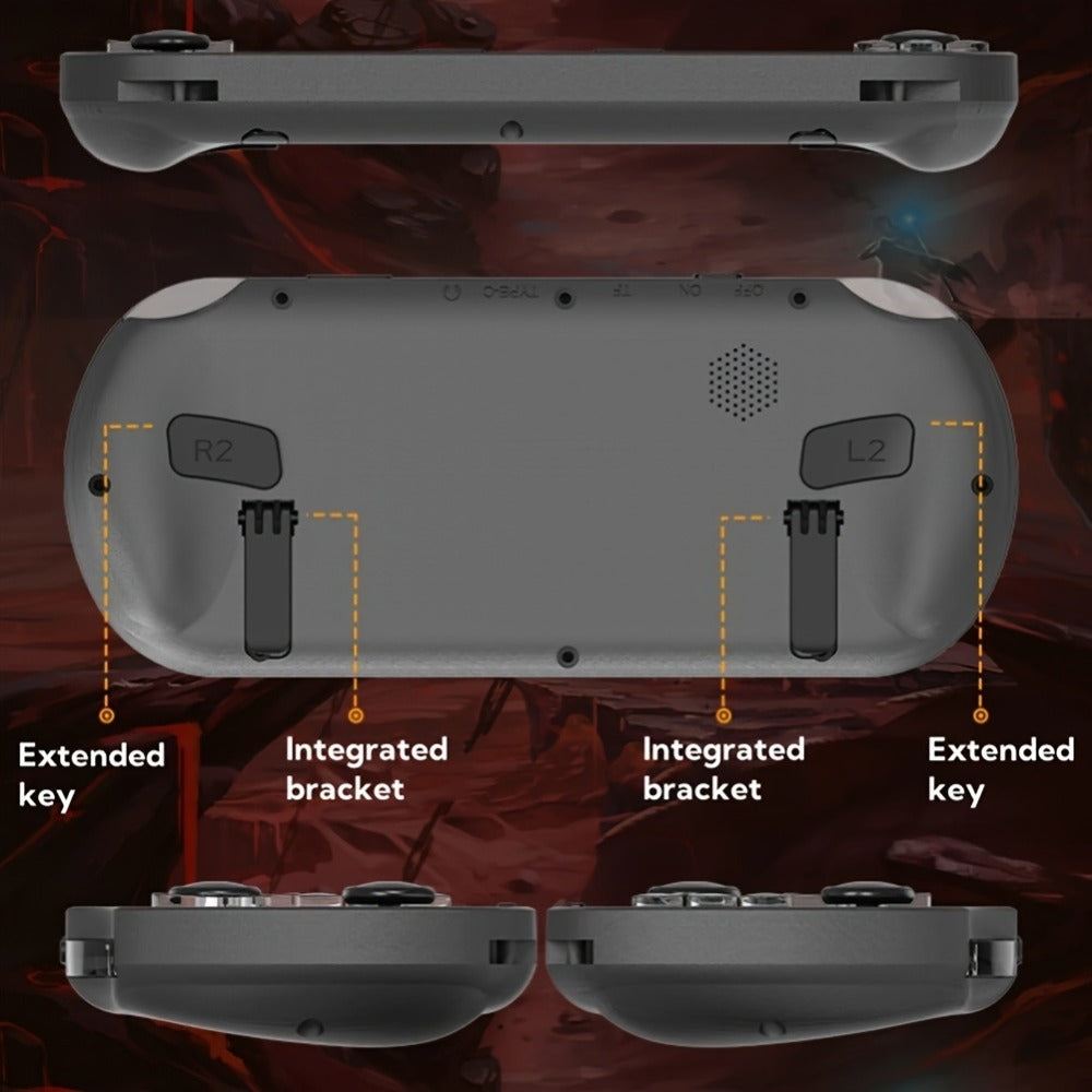 Handheld Game Console with Open-Source Linux System, IPS HD Screen, Dual Analog Joysticks & USB-C Charging – Retro Portable Gaming Handheld for Kids & Adults, Plug and Play Emulator Game Player