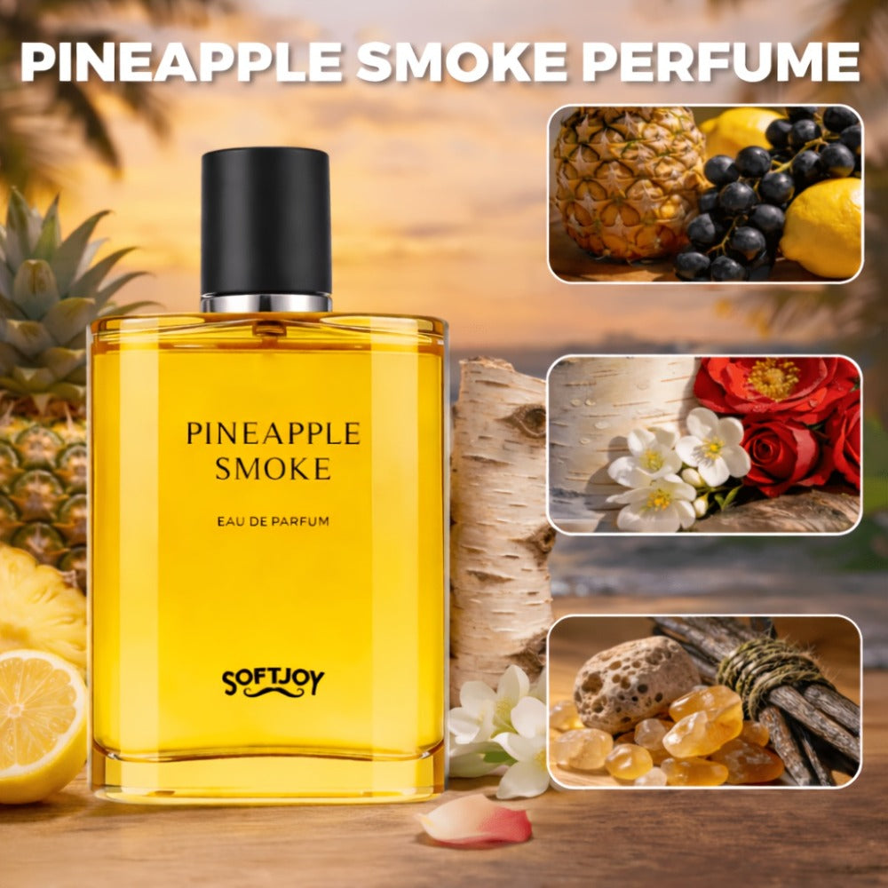 Perfume for Men in 3.04 oz Gold Bottle with Pineapple, Blackcurrant, Birch and Smoky Scent Profile