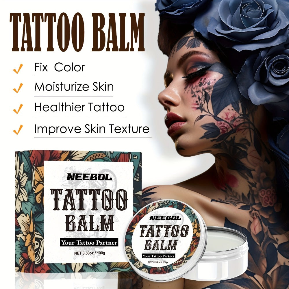 Tattoo Green Soap Concentrated Cleaning Solution 8.5oz with Squeeze Bottle Skin Prep Before During & After Tattooing Moisturizing Balm Lint-Free Wipes for Artists & PMU