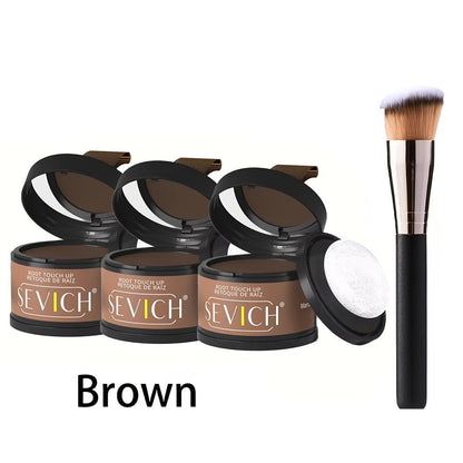 4 g Hairline Concealer Powder with Precision Brush in 19 Source-Labeled Shade Options for Daily Use