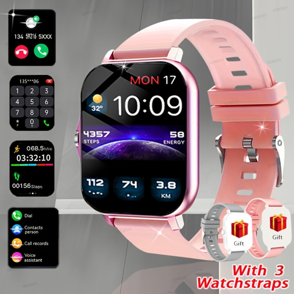 Smartwatch 1.83 Inch with GPS Navigation, Calling, Multi-Sport Modes and Dual TPU Straps for Outdoors