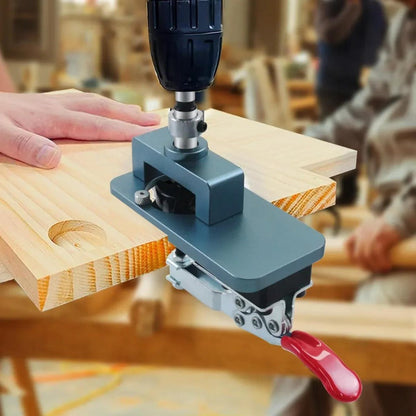 35 mm Cabinet Hinge Drilling Jig Kit with Clamp, Forstner Bit and Locator for 15- to 25-mm Boards