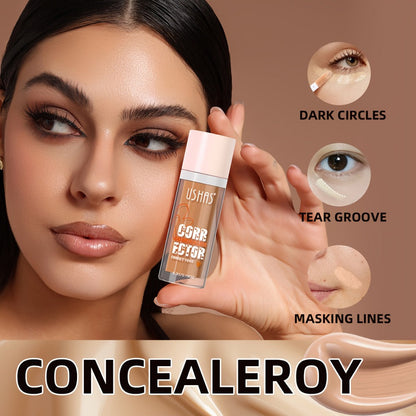 Liquid Concealer with Doe-Foot Applicator, 5.3 g Net Weight and 12 Numbered Shade Options from #01 to #12