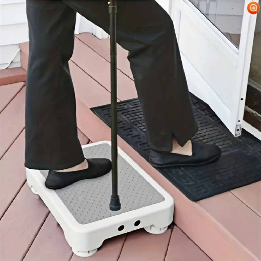 Adjustable One-Step Platform Stool, 18.5 x 15 x 5 Inches with Textured Top and Four Color Options