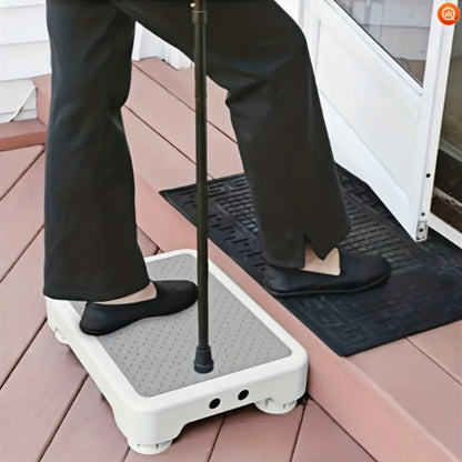 Adjustable One-Step Platform Stool, 18.5 x 15 x 5 Inches with Textured Top and Four Color Options