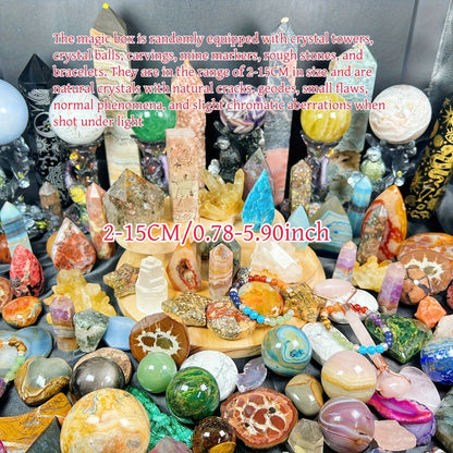 Bohemian Luxury Crystal Collector Box Gift Set - Romantic Home Decor & Holiday Gift for Parents, Friends | Christmas, Valentine's Day, Mother's Day