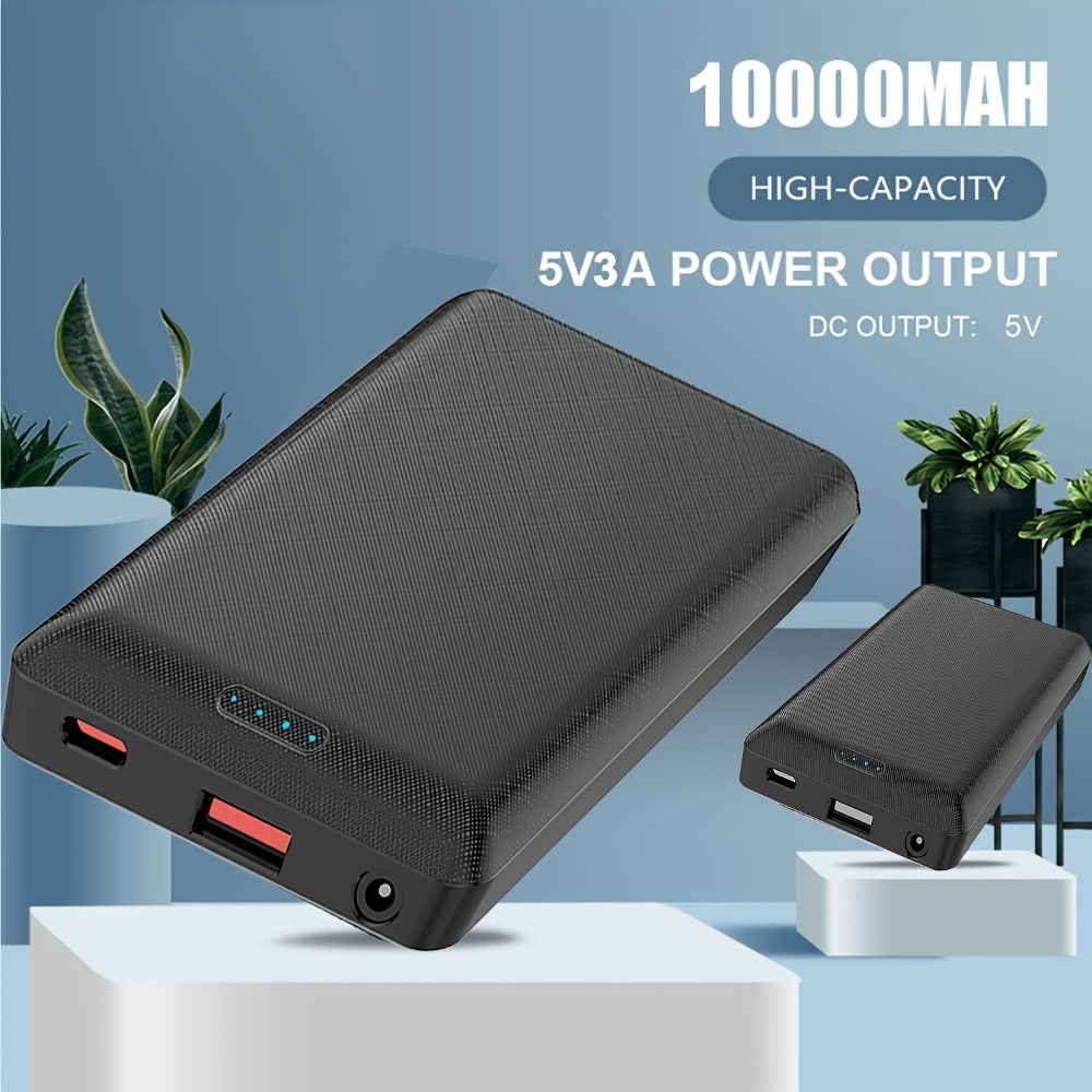 DC5V 3A Stable Output Power Bank 10000mAh Rechargeable Battery Pack for Heated Vest Jacket Scarf Gloves Heated Clothing Electric Heating Equipment Portable USB-C Charger