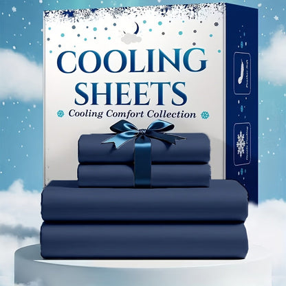Bed Sheet Set Soft Breathable Cooling Microfiber Fitted & Flat Sheets with Deep Pockets – Wrinkle Free Hotel Luxury Bedding in Multiple Colors & Sizes
