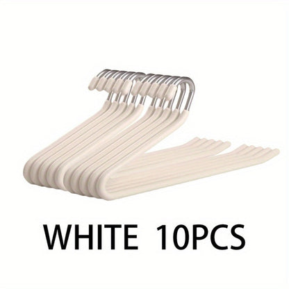 Open-Leg Pants Hangers in Black or White with 10-, 20-, 30- or 50-Piece Checkout Packs for Closets